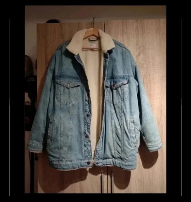 Chamarra vaquera borrego