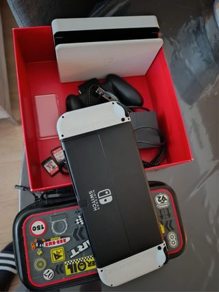 Nintendo Switch OLED blanca