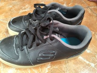 Zapatos Skechers niño - negros