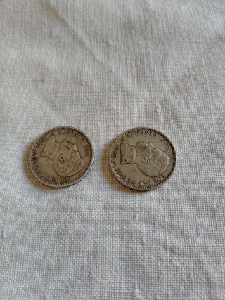2 Monedas Alfonso XIII 1903 Estrella
