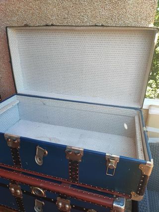 2 casse blu antiche
