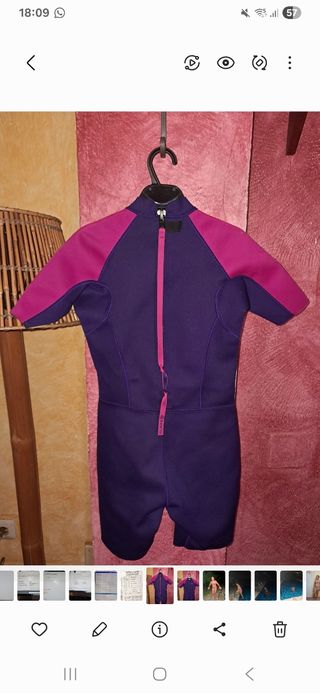Traje neopreno niña 12-14 años