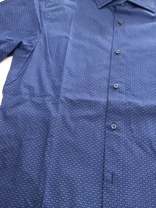 2 Camicie Uomo Blu Slim Fit XL