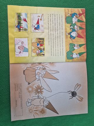 Album cromos El Libro Lisa David el Gnomo Danone