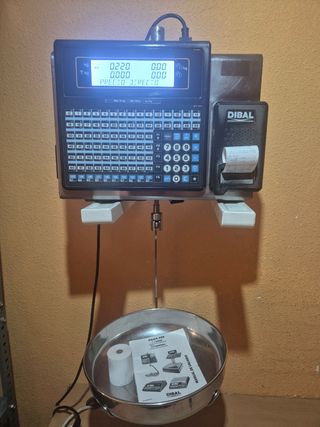 Balanza DIBAL Mistral ticket con GARANTIA 