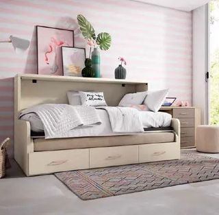 CAMA ABATIBLE CON SOFÁ SONRIE