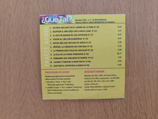 Rivista Qué Tal? - Imparare lo Spagnolo- 2005-2006