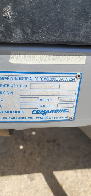 Remolque ligero 2 motos/quad