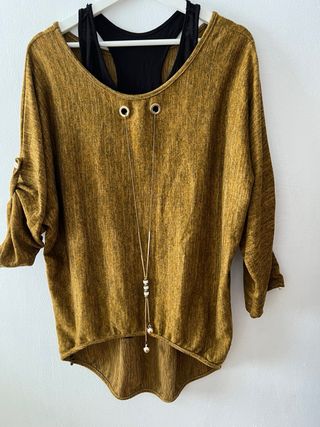Blusa verde oliva - Talla única