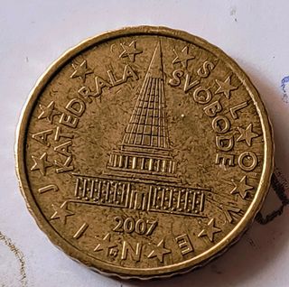 Moneda 10 céntimos Euro 2007