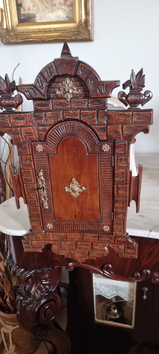 Antico Tabernacolo legno intagliato