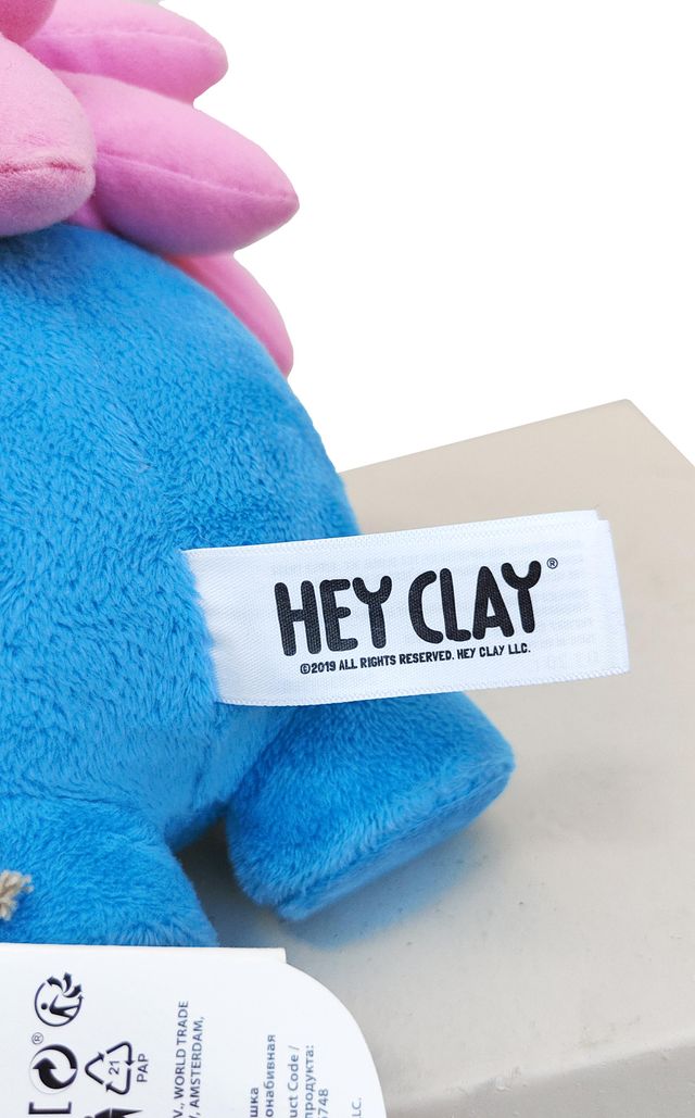 Hey Clay Hipster Peluche Pupazzo 2019 Conad New