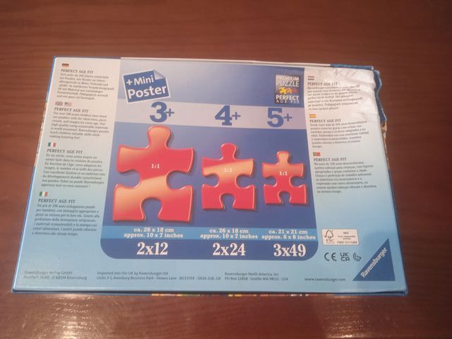 Puzzle Paw Patrol Ravensburger 2x24