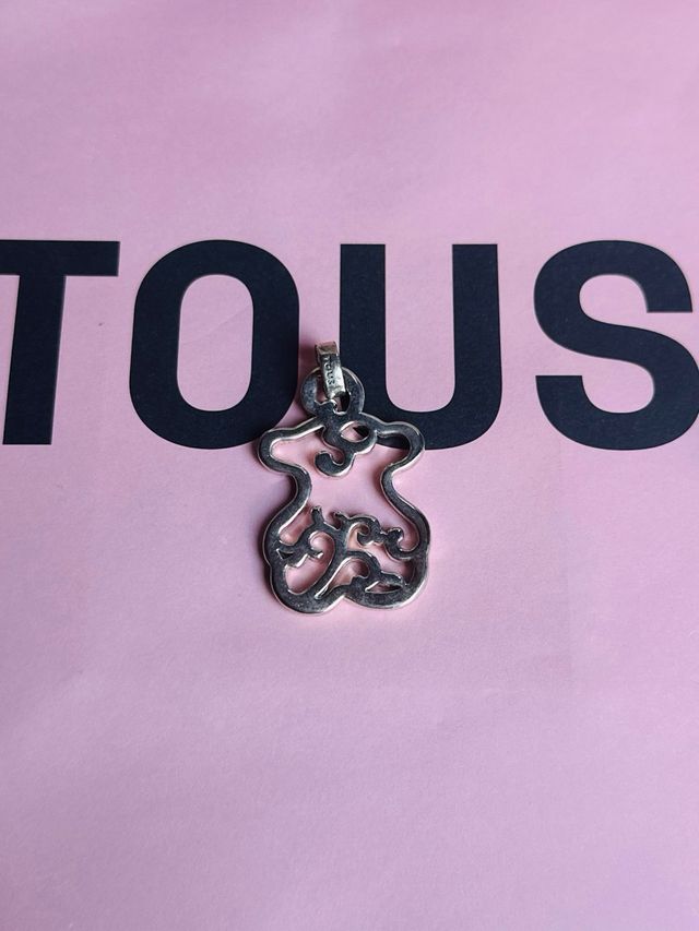 Colgante oso Tous plata