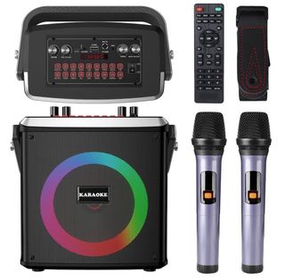 Macchina karaoke microfono bluetooth altoparlante
