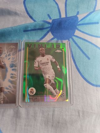 Lote cromos Vini Jr. Topps Chrome 2024-25
