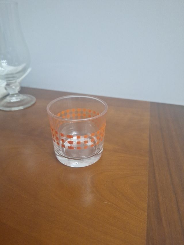 Vasos chupito vintage naranja