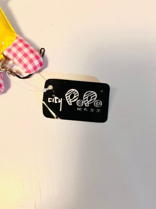 Llavero peluche Ethnic Poo conejo amarillo kawaii