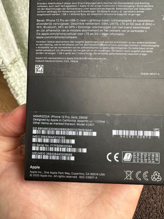 iPhone 12 Pro 256GB Gold