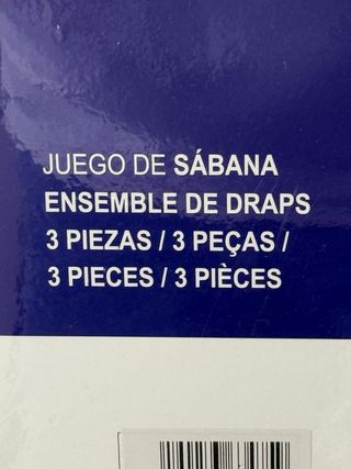 Juego de Sábanas Cama 135