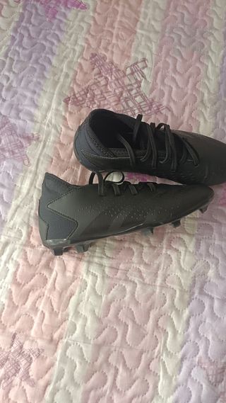 Botas fútbol niño Adidas - Negras