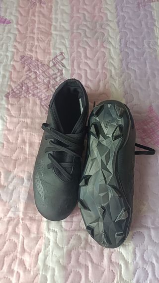 Botas fútbol niño Adidas - Negras