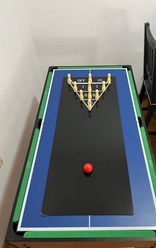 Mesa futbolín 109x60cm.
