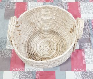 Cesta Mimbre Canasta Panera Picnic Maceta Jardín 