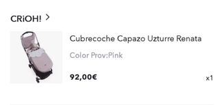 UZTURRE. Cubrecapazo universal rosa