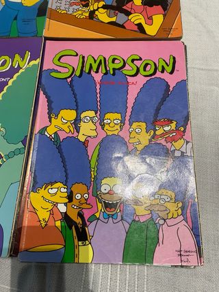 25 cómics de lo Simpson