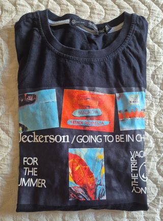 T-shirt Jeckerson nera