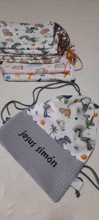Mochila saco infantil - aviones