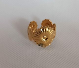 Anillo dorado acero inoxidable