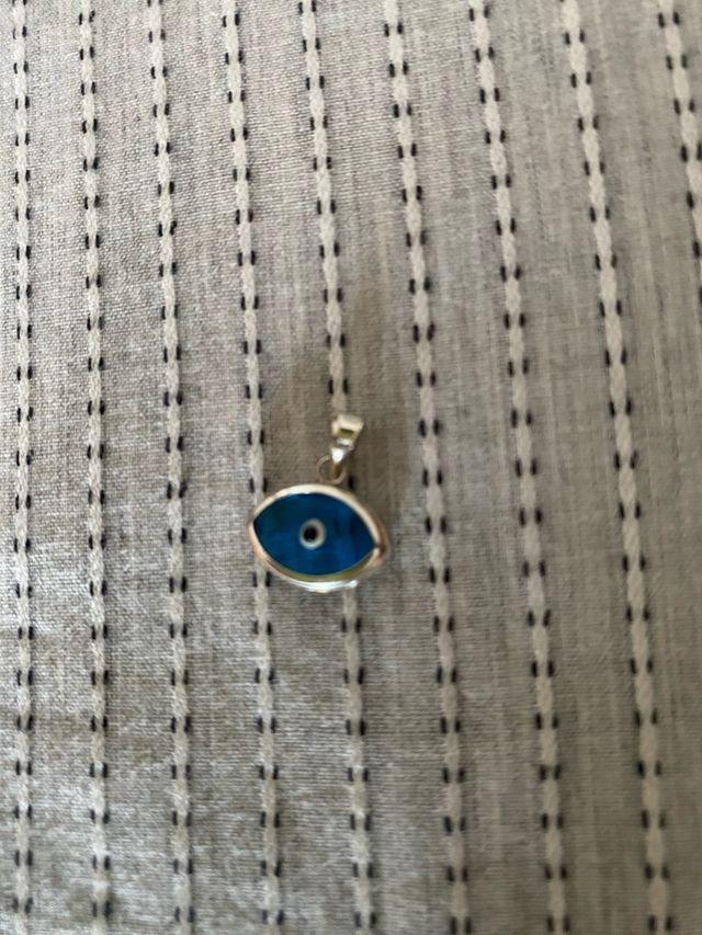 Colgante ojo turco plata 925