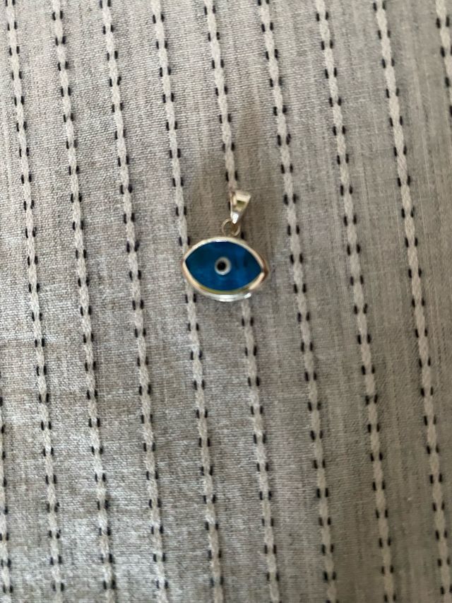 Colgante ojo turco plata 925