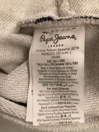 Felpa con cappuccio ragazza Pepe Jeans
