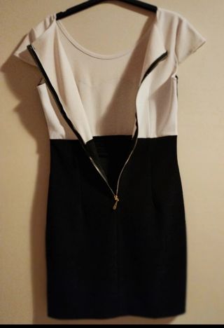 Abito elegante bianco e nero