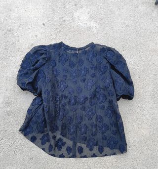 Blusa negra fiesta