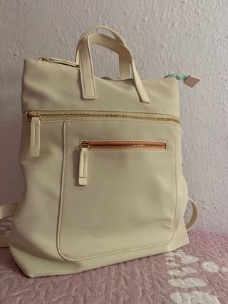 Mochila beige 