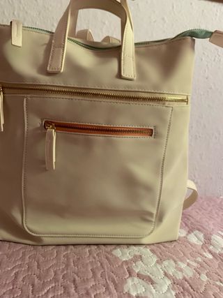 Mochila beige 