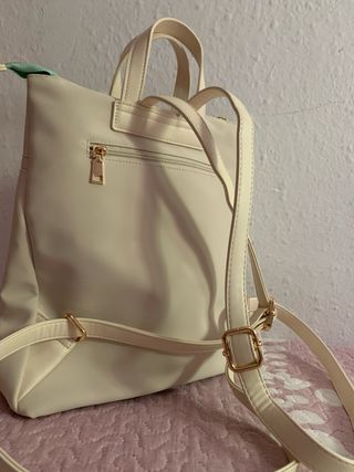 Mochila beige 