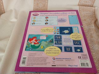 Libro infantil princesas disney con sonidos y luz