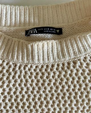 Jersey Zara beige S - Talla 36