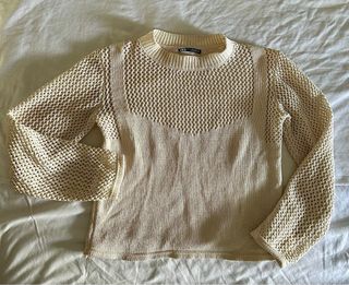 Jersey Zara beige S - Talla 36