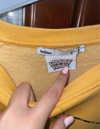 Sudadera Lefties amarilla Piolín
