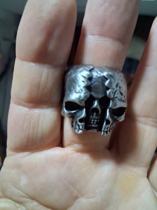 Anillo Calavera Acero
