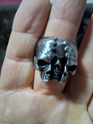 Anillo Calavera Acero