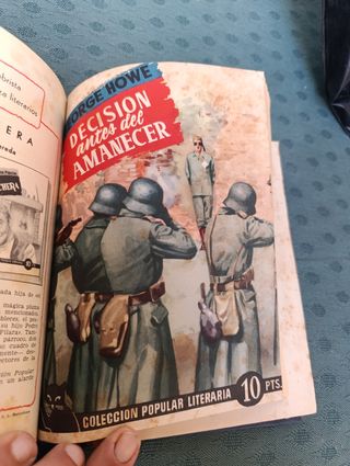 Revistas antiguas de novelas encuadernadas