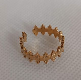 Anillo dorado acero inoxidable