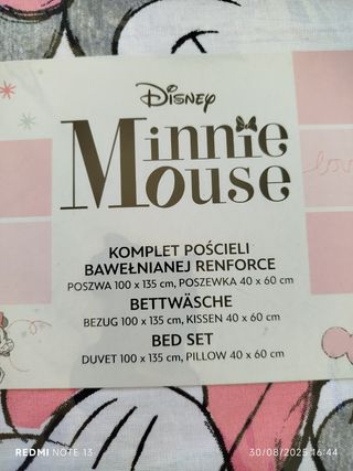 Copripiumino Minnie Mouse Disney